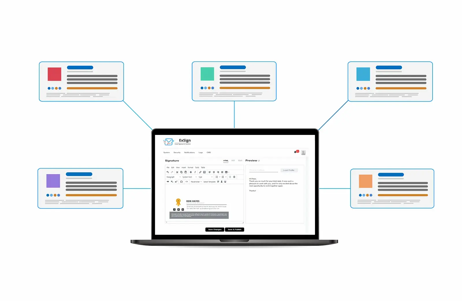 Centralized Email Signature Management Software